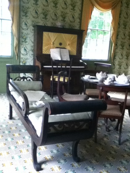 Perfect furniture for fainting upon when your corset is too tight.