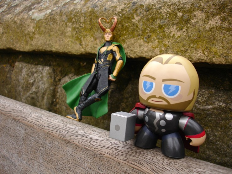 I brought Loki and Thor to England with me, and they joined us on our tour of the Tower.