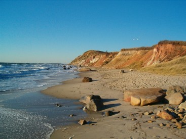 Gay Head Cliffs off Massachusetts